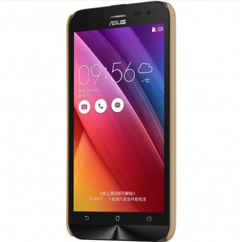 Zenfone 2 Laser Ze500kg/Ze500kl deklas auksinis "Nillkin" Frosted Shield +plevele